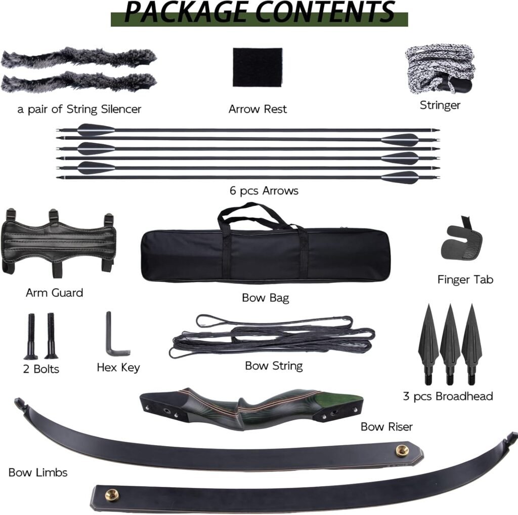 Archery 60″ Recurve Bow Set Review: Ideal for Beginners and Hunters
